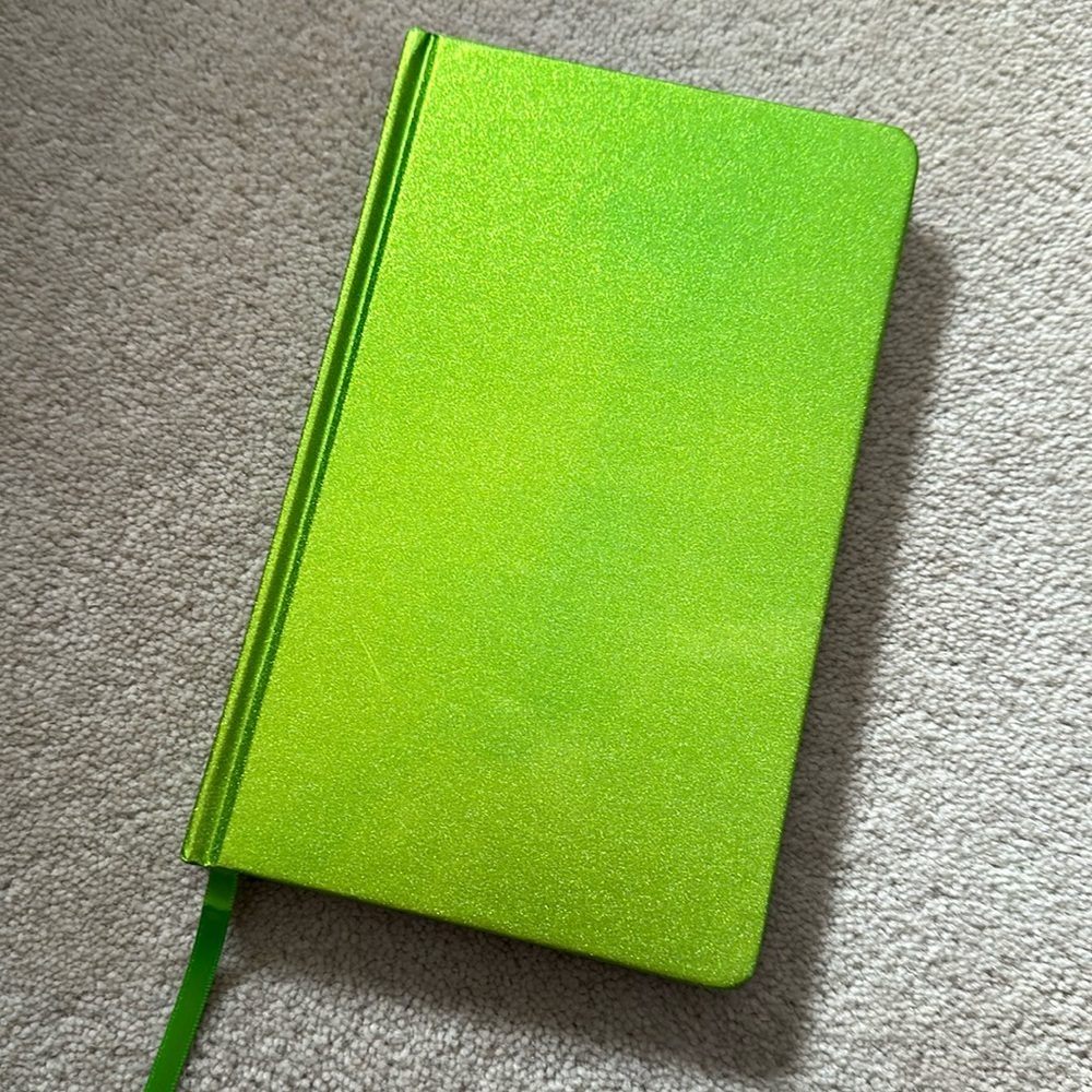 Kate Spade glitter notebook!